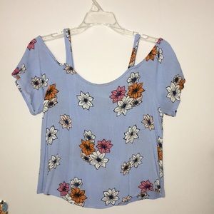Floral off the shoulder top